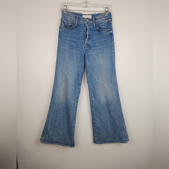 MOTHER Denim - MOTHER The Fly Cut Tomcat Roller in "Crashing"​ Size 27